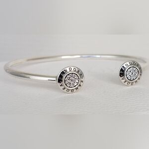 🎁 Authentic Pandora OPEN BANGLE BRACELET
